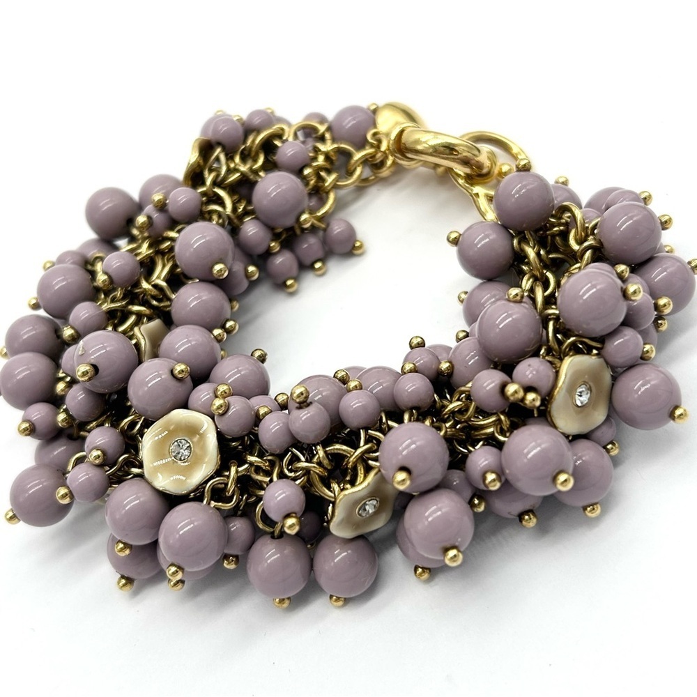J. Crew Vintage Lavender Cha Cha Bracelet